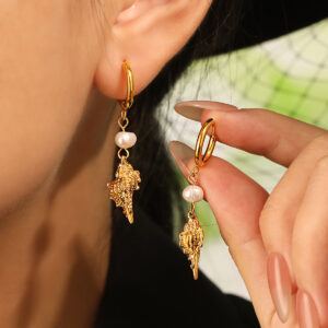 Ocean Series Conch Shell Earrings
