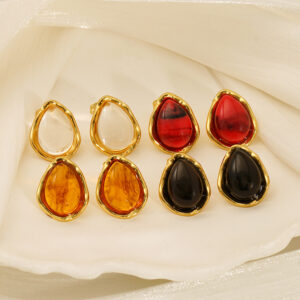 Irregular Resin Earrings