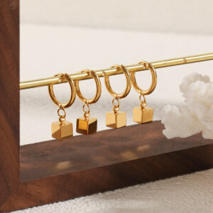 Geometric Square Earrings