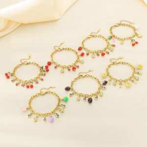 Fruit Zircon Bracelet