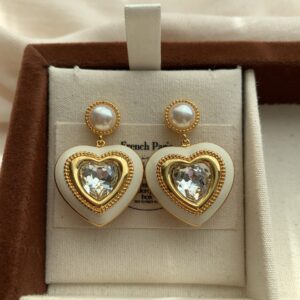 Heart-shaped earrings