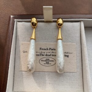 Pearl Drop Tassel Earrings