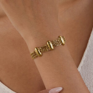 18k Gold Stainless Steel Bracelet